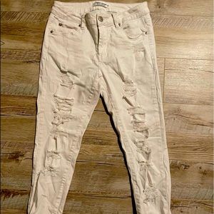 Distressed Almost Famous Jeans!